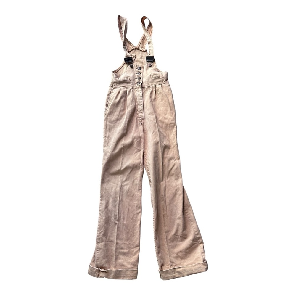 Vintage Kmart Stylish Women's Tan‎ Overalls size 7/8